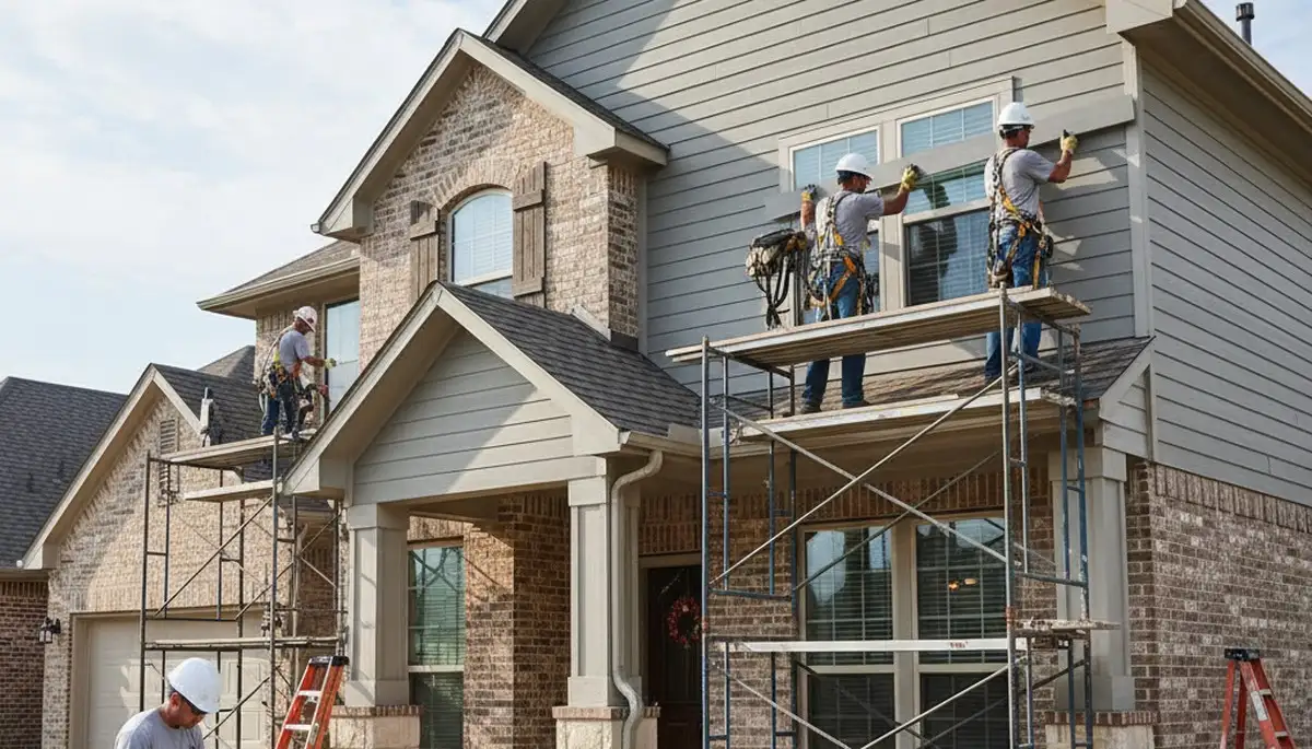 Dallas, TX siding contractor providing professional exterior siding installation for homes