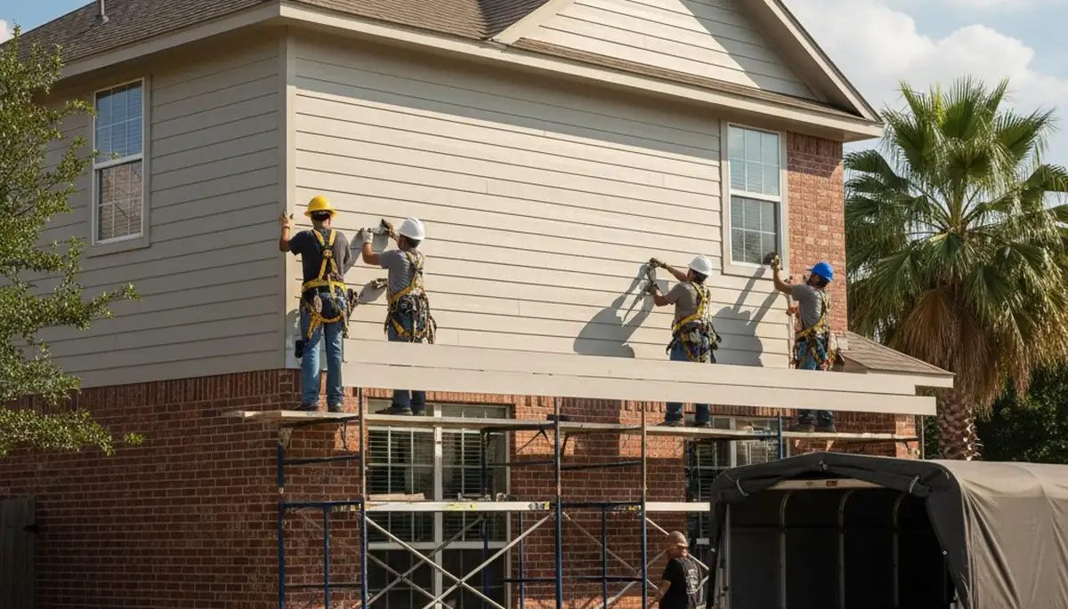 Dallas TX siding contractor providing professional home siding installation and replacement services
