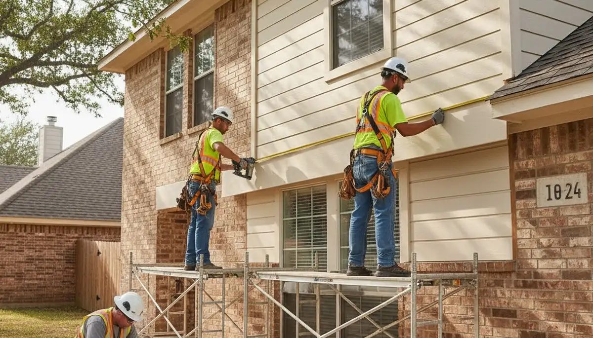 Dallas, TX siding contractor providing professional exterior siding installation and replacement services