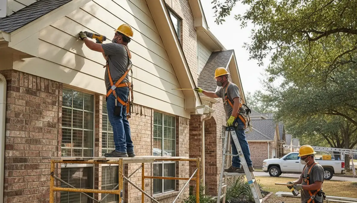 Dallas, TX siding contractor exterior service image for residential siding installation and replacement
