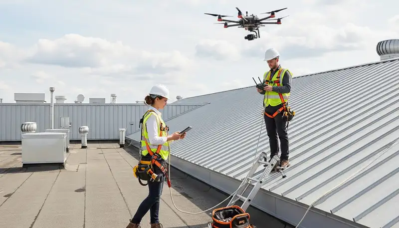 Dallas, TX siding contractor inspecting roof and exterior for heat, hail, and UV damage