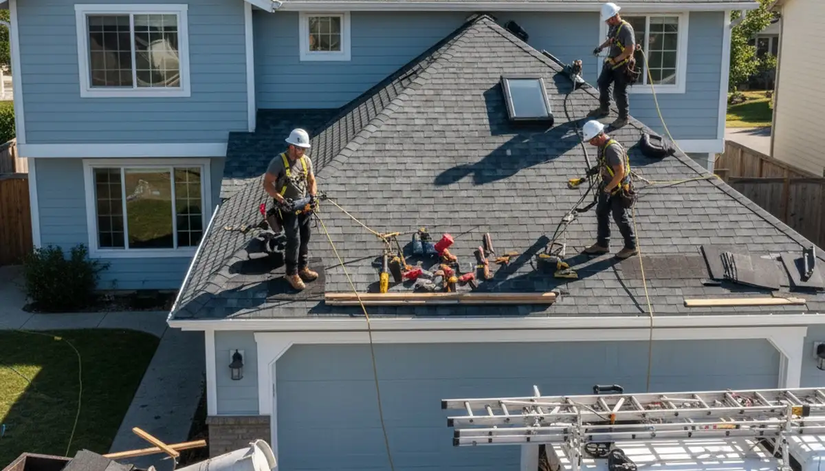 Dallas, TX siding contractor installing durable exterior siding for residential remodeling
