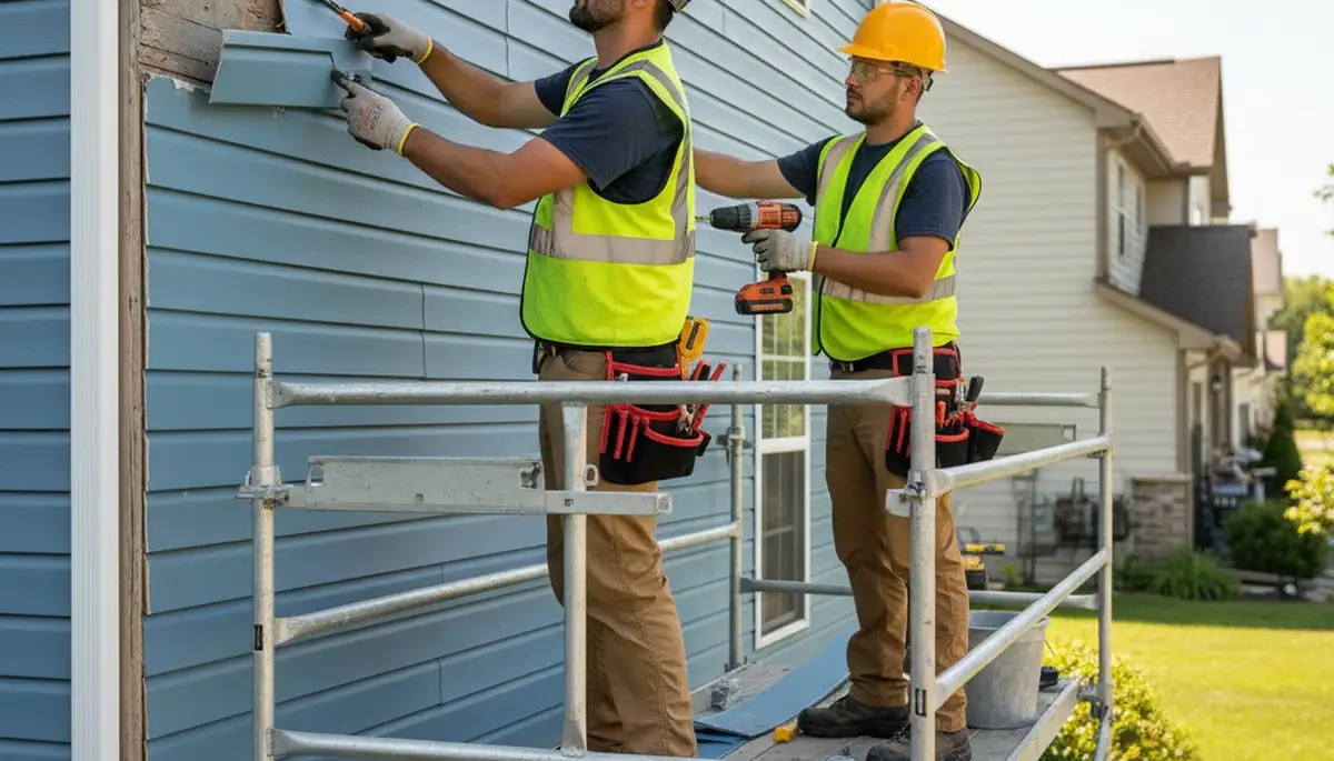 Dallas, TX vinyl siding repair for cracks, warping, and storm damage by FX Remodeling & Exteriors